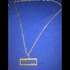 Silver Princess statement necklace